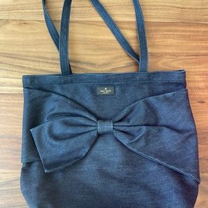 Kate Spade Navy Tote with a Bow
